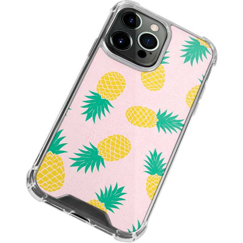 Summer Pineapples iPhone 15 Pro Max Clear Case